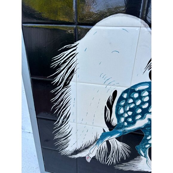 Spirit Horse Serigraph Tile Art Work Artist A M Henry 68 The Action Horse Series - Picture 7 of 13